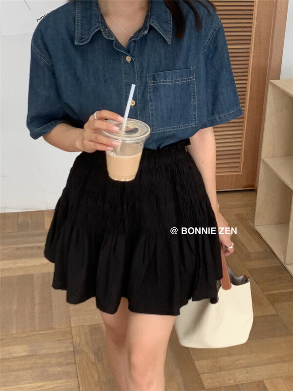 [Bonnie] Korean style versatile skirt 2316# XYJ