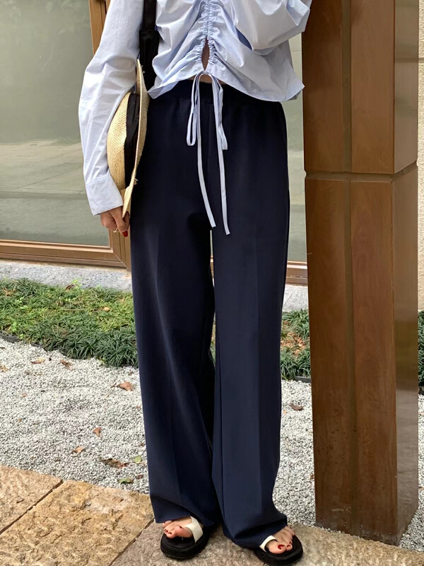 New year in early spring! [Tn] simple and versatile solid color casual pants n6143# cqw