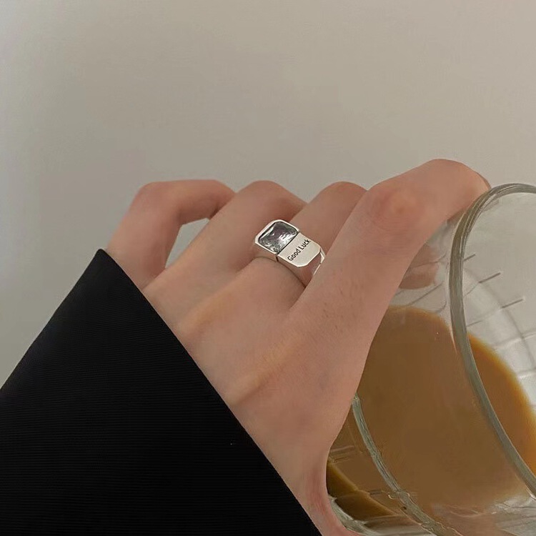 [inside] fashion niche design ring j2329# zxl