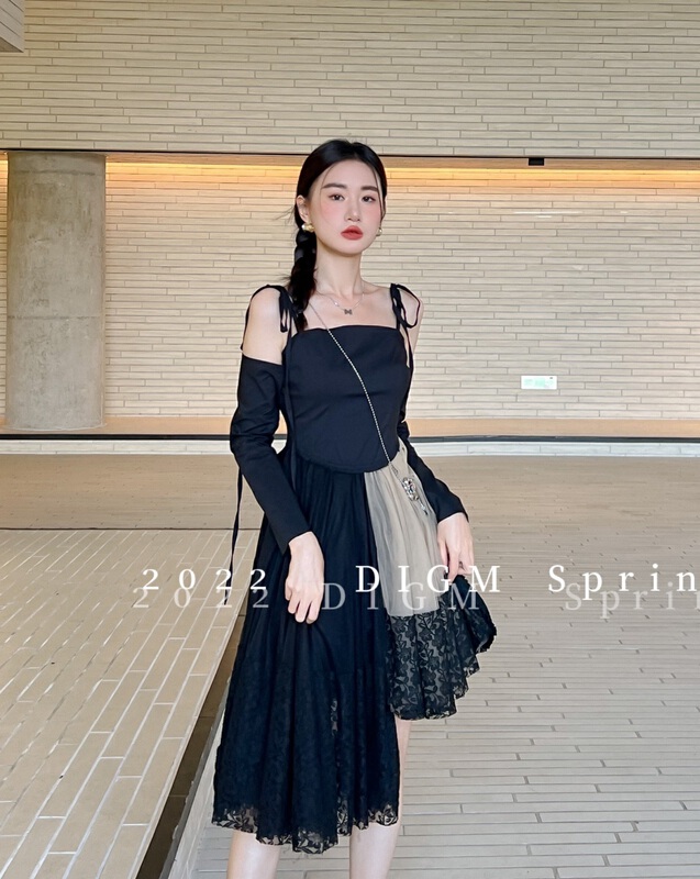 Buyer recommendation! [digm] irregular design suspender dress (with sleeves) ys1-2939# zxx
