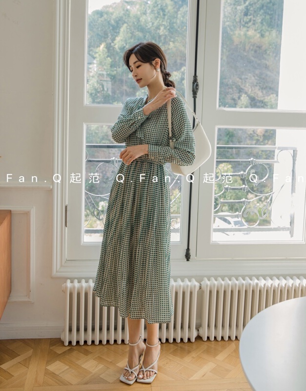 [Qifan] Korean fashion dress f7606# JJ