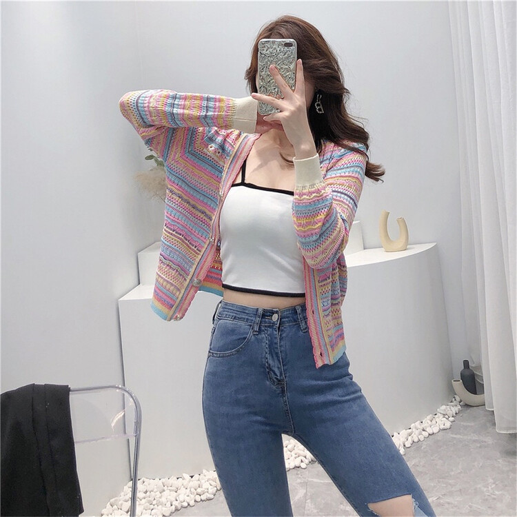 [Mori Asahi] V-neck single breasted fashion jacket 8506# XYJ