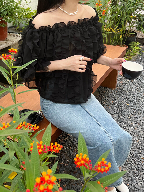 [AA studio] fashionable and versatile blouse 6093# WPL
