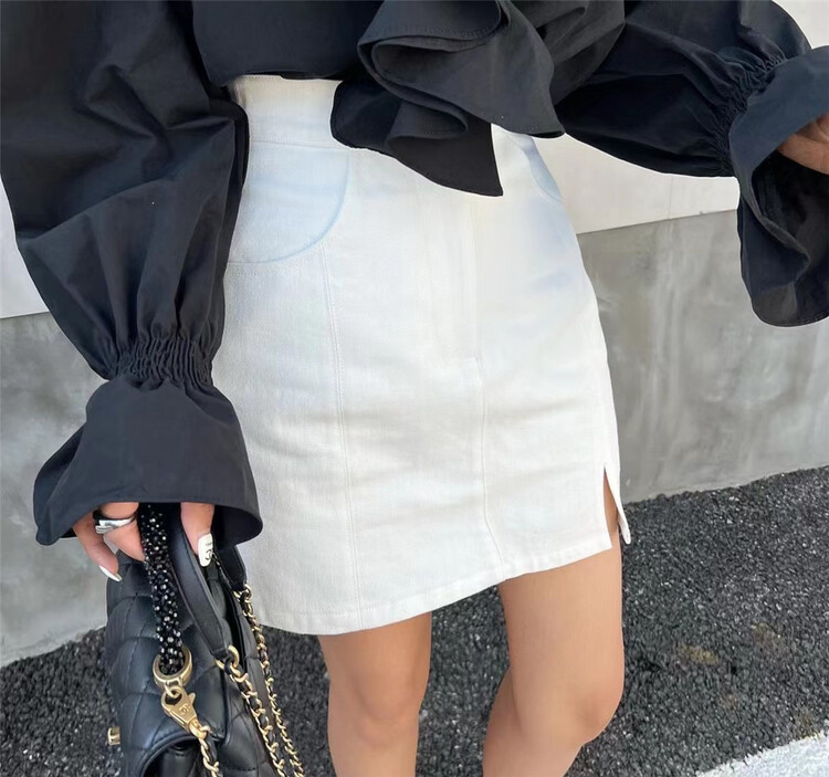 New in early summer! [ala] Korean high waist A-line skirt 2603# JJ
