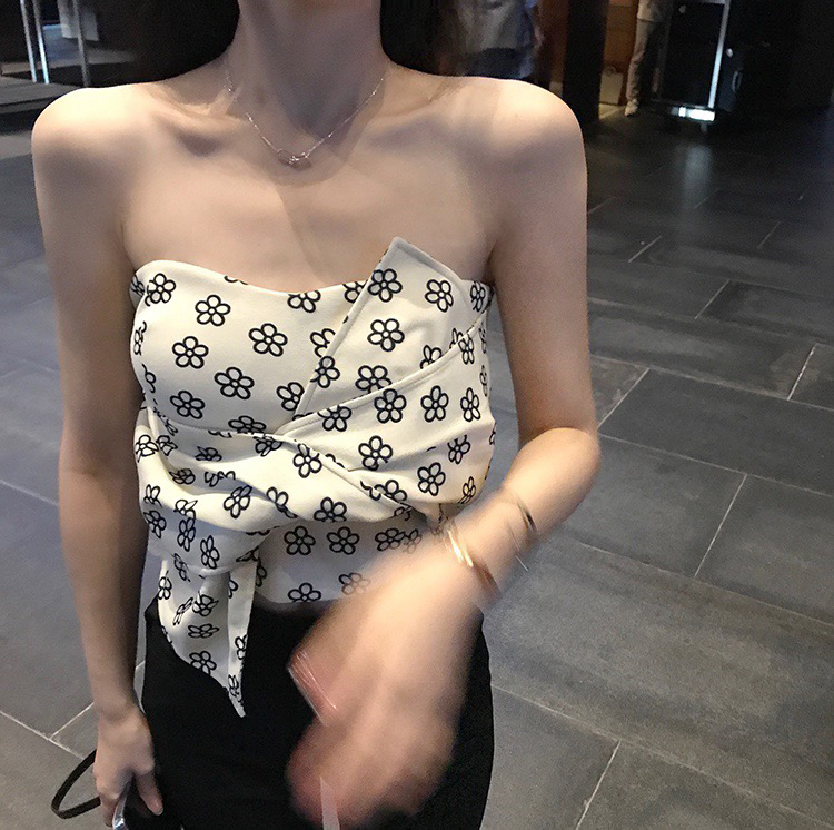New in early summer! [wgwe] pure desire for short style, design sense, small public wearing outer bra 1336# PCZ