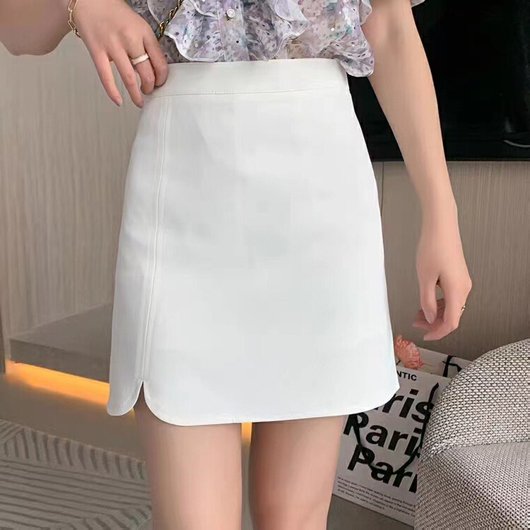 [Tongtong] simple solid color versatile skirt 5171# hjy