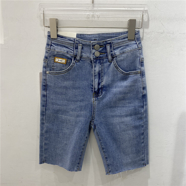 [Gu Muyu] Korean casual slim five point denim shorts gm603# ZSY