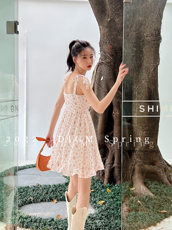 [digm] sweet floral versatile dress 2512# zxx