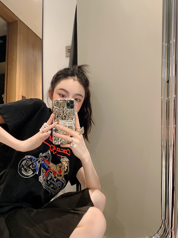 [Nancy] fashion trend retro short sleeve T-shirt ys2-10# WPL