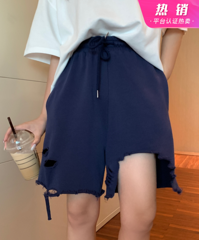 New in early summer! [11An] worn and worn edge slim casual shorts a6537\lsl