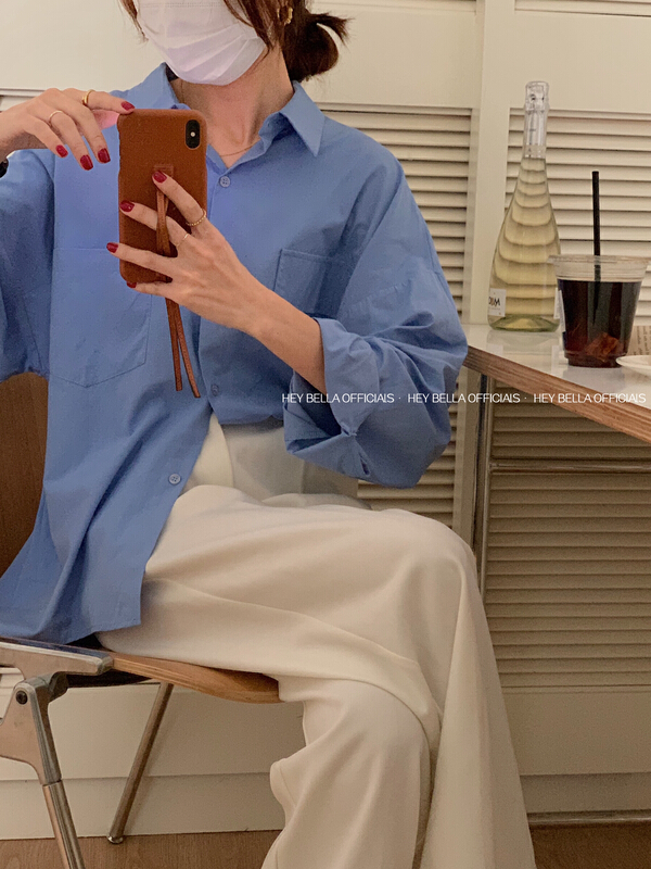 New year in early spring! [hey Bella] slim and comfortable Korean shirt b22020# ll