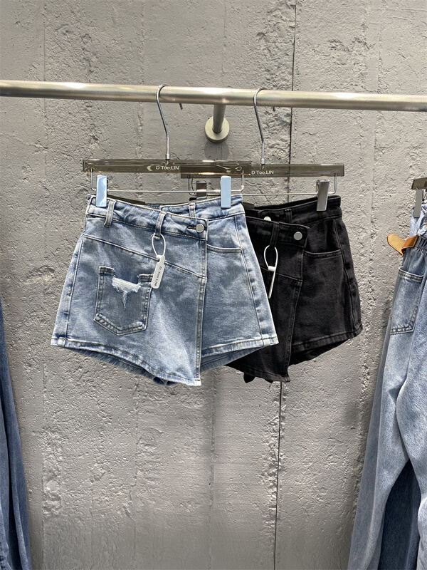 goods in stock! New in early summer! [dtoo. Lin] Korean washed versatile skirt and pants hy256# ozq