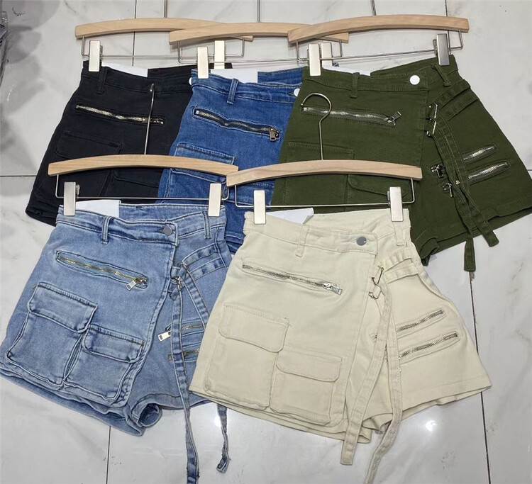 [thirteen inspirations] design sense, small and versatile denim shorts 11617# PCZ