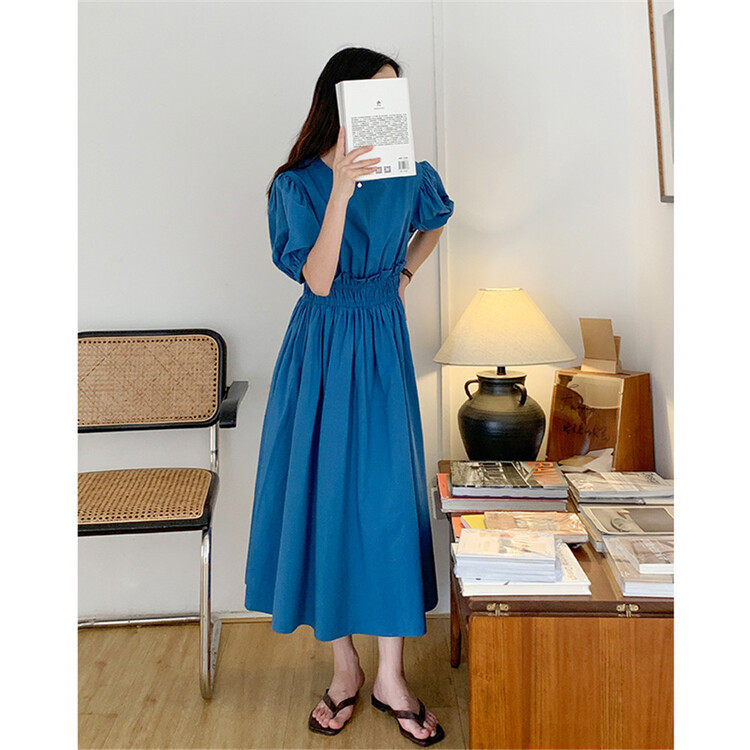 [M.FIVE & SEEHOL] French elegant waist slim dress S5360# CLS