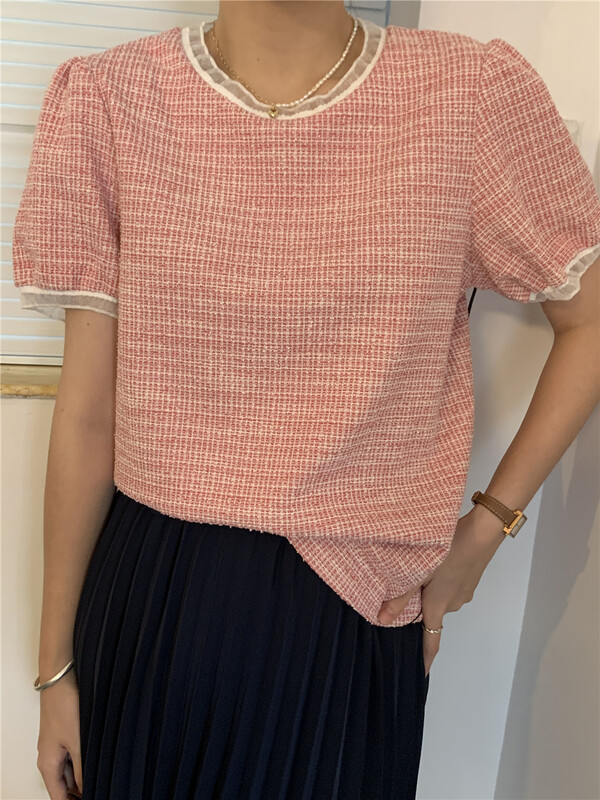 [TP. Master] small fragrance temperament bubble sleeve shirt 66333# zxx