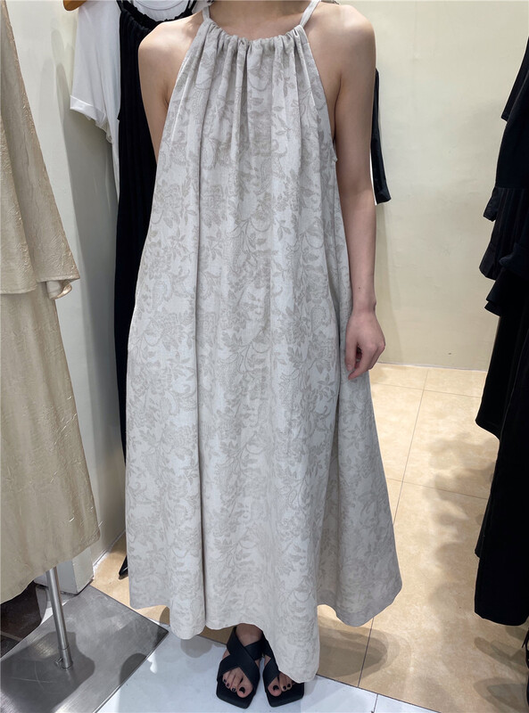 [one more] neck strap sexy dress 22029# XYJ