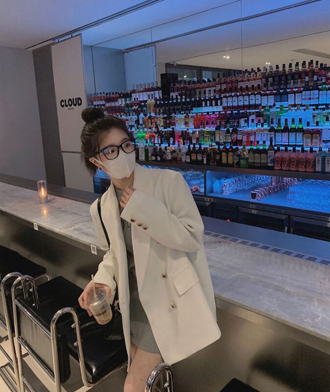 Original price 168.07! Early spring! [y.jia Yijia] arch needle suit coat + fashion T-shirt suit ys3-8811# PCZ