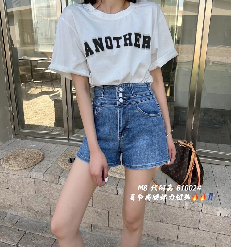 New in early summer! [M8 denim] fashionable Korean aging denim shorts 61002# LSL