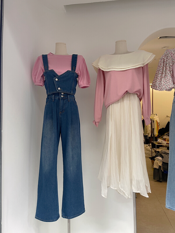 New year in early spring! [timely rain] Han Feng ins retro aging hot girls show thin high waist jeans (only jeans) c1278# WPL