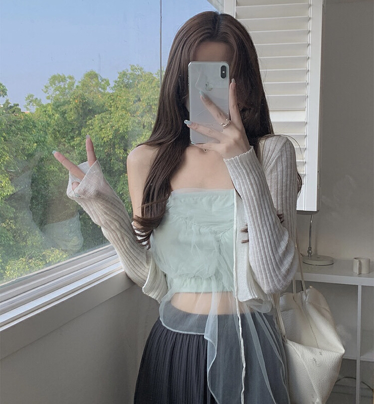 [Amanda] irregular fashion bra shirt 9297# PCZ
