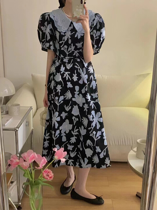 [RS] Korean flower fashion dress rs1985\xyy