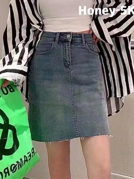 [honey-5kg] Korean lady temperament skirt (without belt) 1012# ll