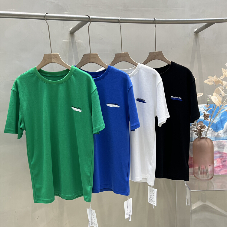 New year in early spring! [o.shazidian] Korean casual letter short sleeve T-shirt 88005# CSX