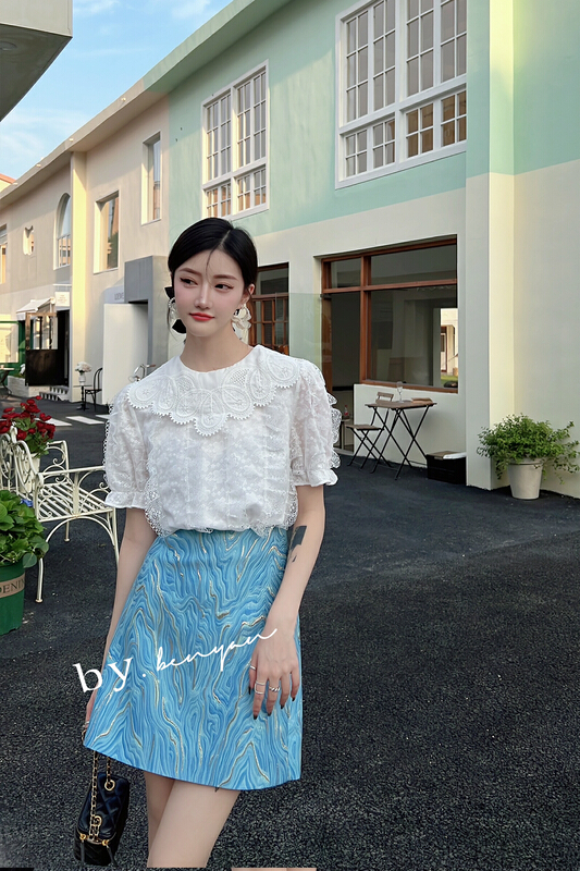 [benyan] fashionable and versatile blouse 6131# zxx