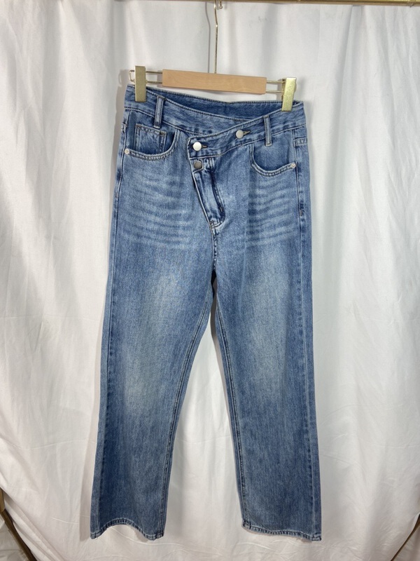 New in early summer! [Yi show shop] simple casual and versatile jeans 1043# Cl