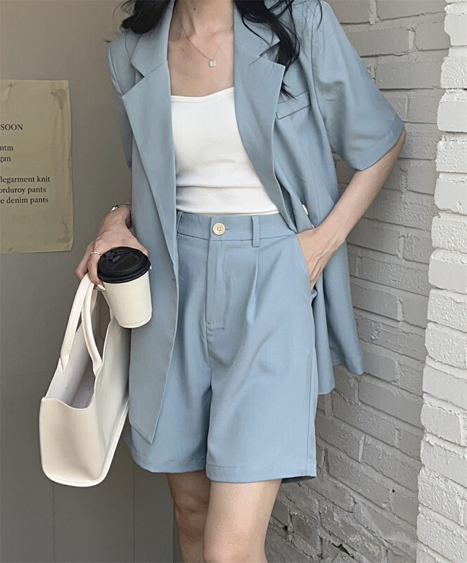 [FM] Korean versatile loose high waist casual shorts (only shorts) 6836-1# CLS