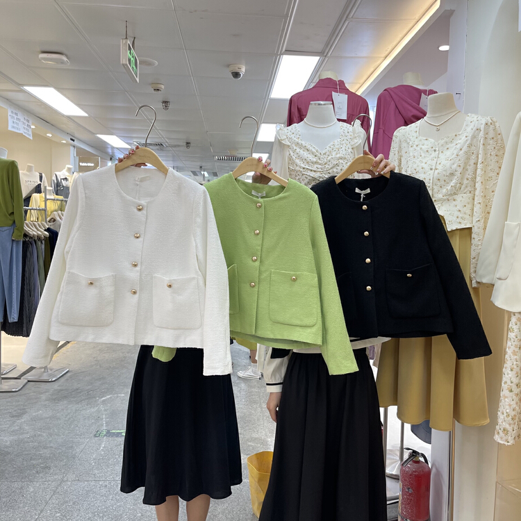 New year in early spring! [Cinderella CICI] fashionable little fragrance versatile short coat 8805 coat # ZSY