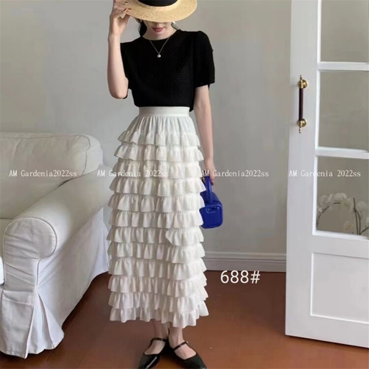 New in early summer! [Shangpin Wanqian] sweet cake long skirt 688# hjy