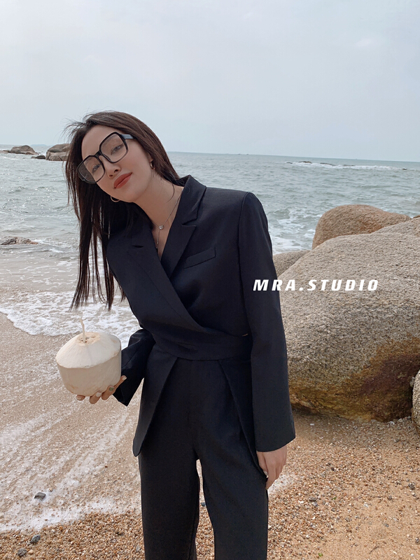 goods in stock! New year in early spring! [MRA] niche slim bandage suit j2167# zxl
