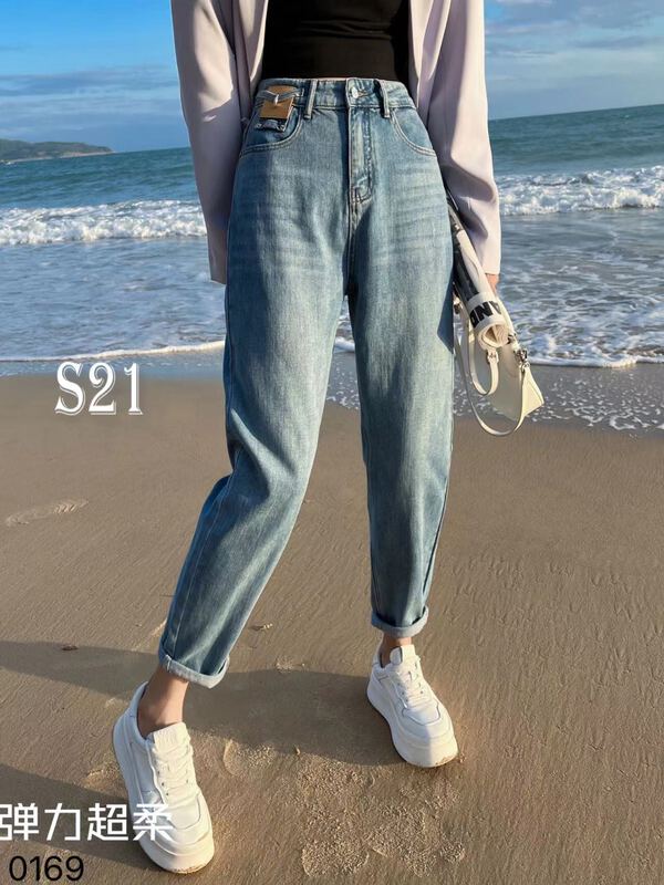 New year in early spring! [CC] Korean versatile label daddy jeans 0169-1# XYJ