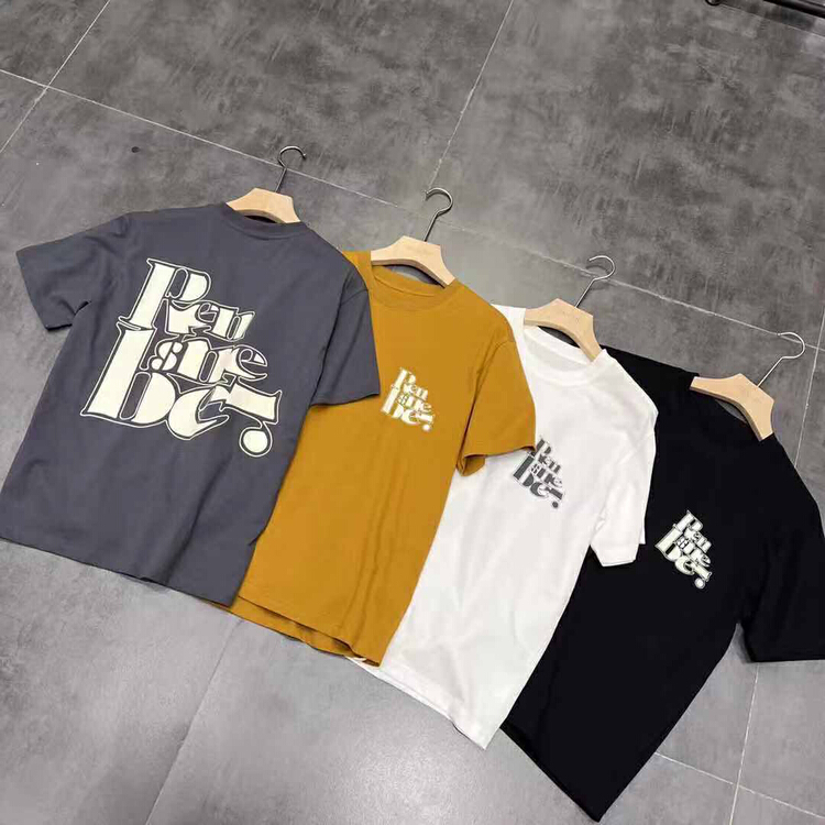 [Han style] Korean comfortable casual micro tide printed short sleeve T-shirt 726# ZZL