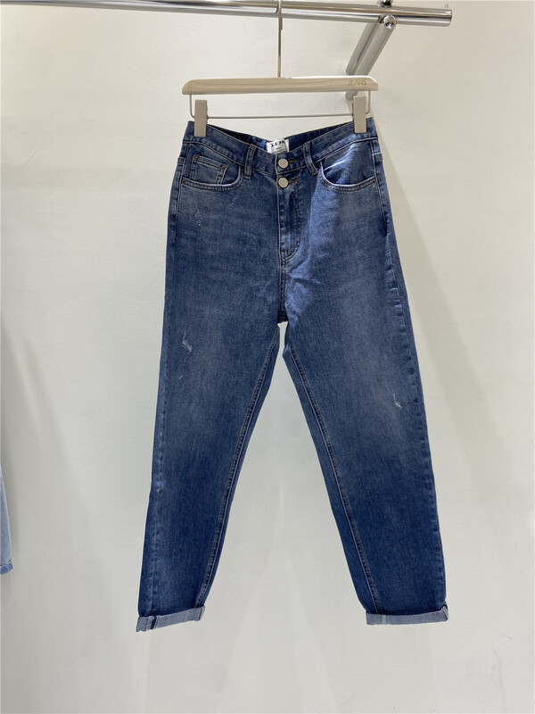 New in early summer! [aepjeans] niche design of two button legged jeans 68045# CSX