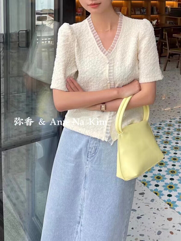 [Mi Xiang] lace lady temperament blouse 5260# hjy