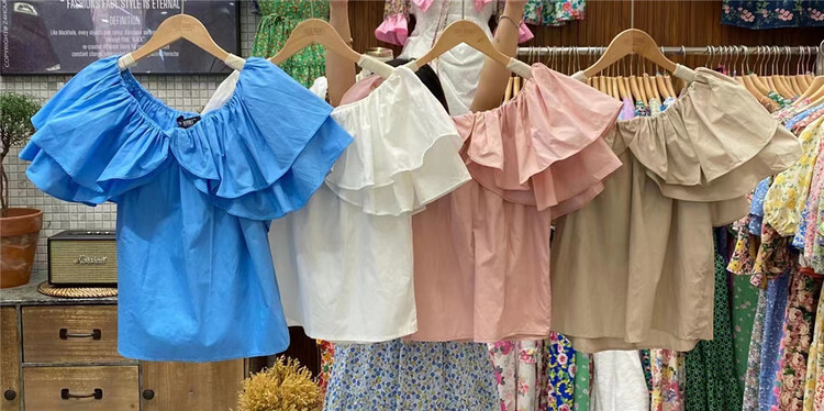 [N21] French lotus leaf collar short shirt ys1-8808# WPL