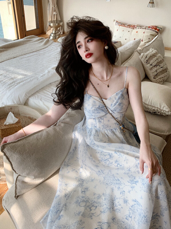New in early summer! [LML] design suspender lady dress 8408# ozq