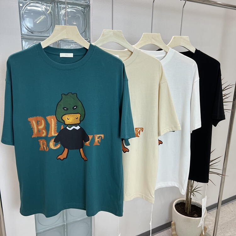 New in early summer! [maibia] casual cartoon duckling short sleeve T-shirt 22029# ZZL
