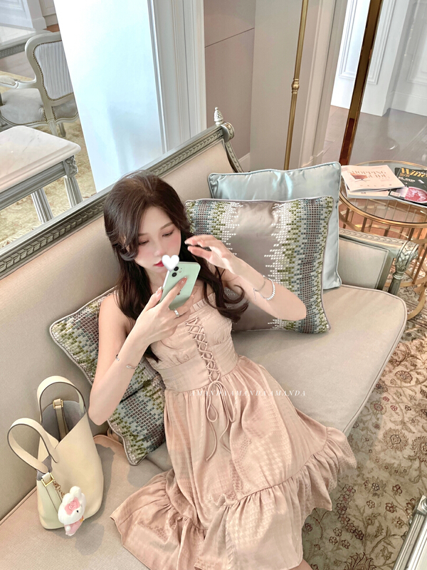 goods in stock! New year in early spring! [Amanda] little fresh little crowd agaric lace suspender dress 9003# hjy