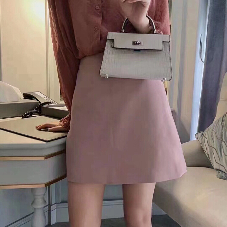 [Tongtong] Korean A-line clear color skirt 06922# hjy