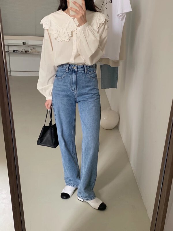 goods in stock! [wanna] Korean casual skinny jeans 99001-1# cqw