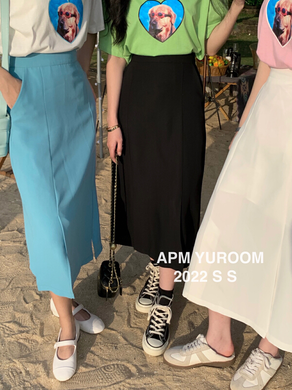 早春上新!【APM YUROOM 】韓版時尚百搭西裝半身裙  22901#  LSL