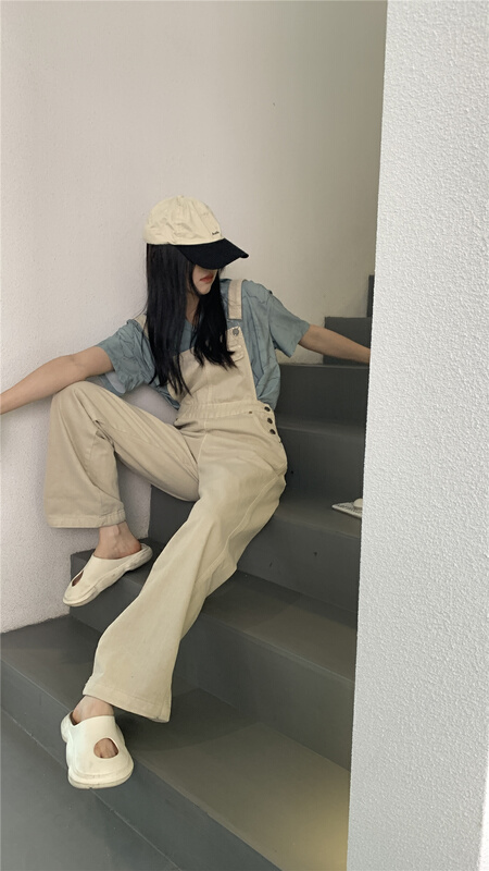 New year in early spring! [Hua Muzi] Korean version simple and slim suspenders 30233# zxl