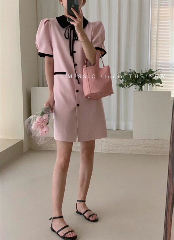 New in early summer! [miss. C studio] Korean version of commuter waist dress ys1-722# zxx