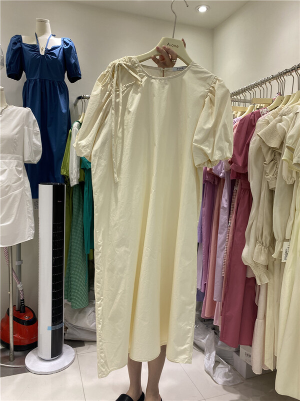[A-One] hollow out simple atmospheric dress 9910# LSW