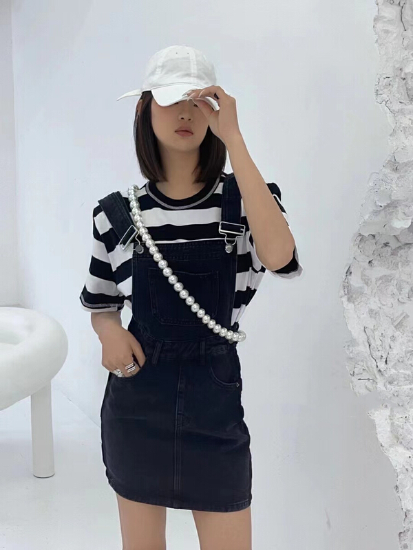 goods in stock! [SME +] Korean versatile casual strap skirt (only strap skirt) 1250# cqw