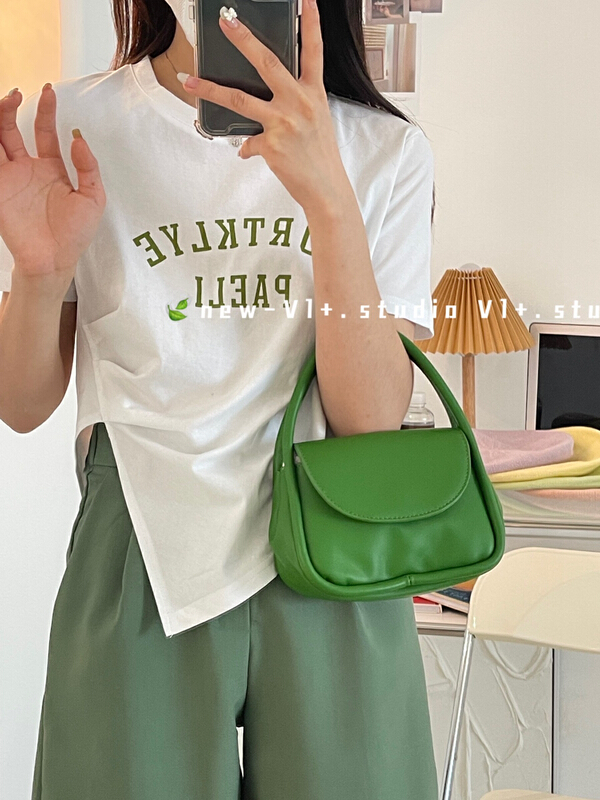 New in early summer! [VI +] Korean alphabet printed T-shirt 2503# LSW