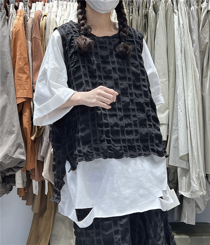 [Jibu Jianchuan] fashion niche design vest / sling 822149# L